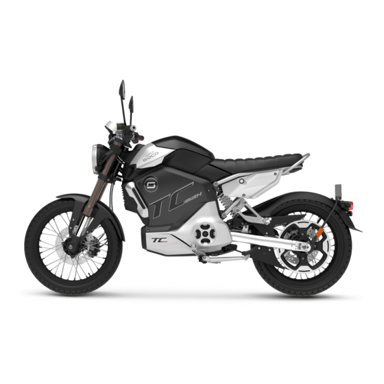 Super SOCO TC MAX Manual Del Usuario
