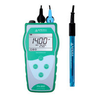 APERA INSTRUMENTS PH850 Manual Del Usuario