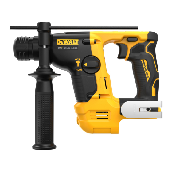 DeWalt DCH072 Manual De Instrucciones