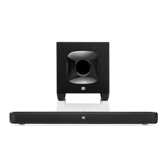 Harman JBL CINEMA SB400 Guia De Inicio Rapido