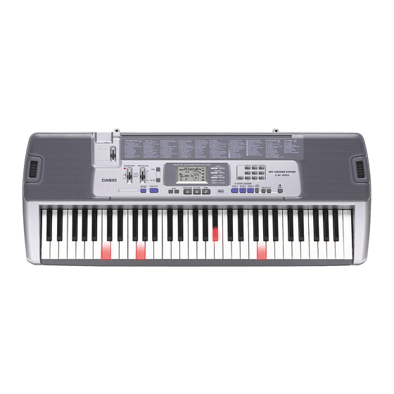 Casio LK-100 Guia Del Usuario