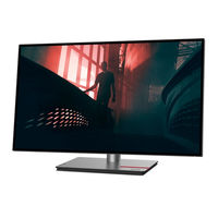Lenovo ThinkVision P27h-30 Manual De Instrucciones