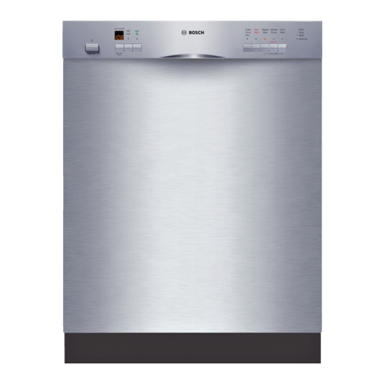 Bosch SHE44C Manual De Uso Y Cuidado