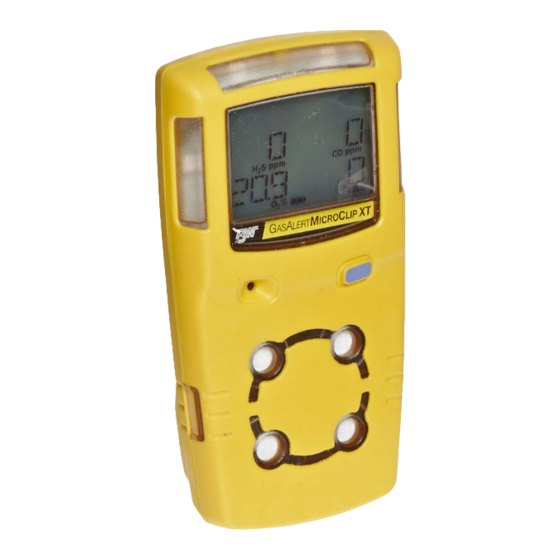 BW Technologies MicroClip XT Manual Del Operador