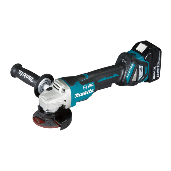 Makita DGA417 Manual De Instrucciones