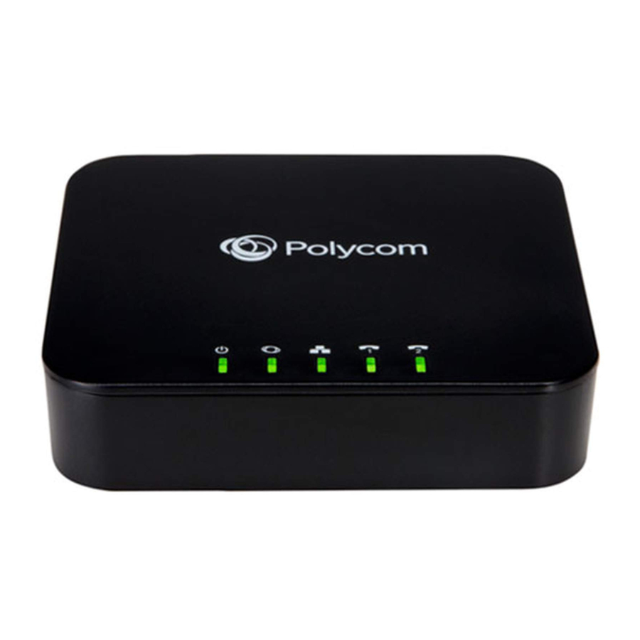 Polycom Obi302 Rear Poly Polycom OBi302 - Guía de Instalación y Configuración del Adaptador ...