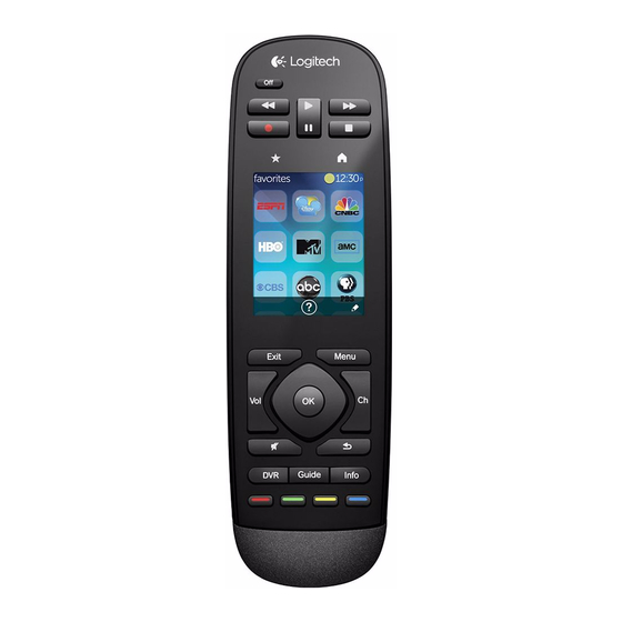 Logitech Harmony Touch Manual Del Usuario