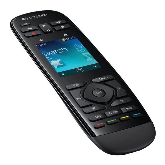 Logitech Harmony Touch Guia De Inicio Rapido