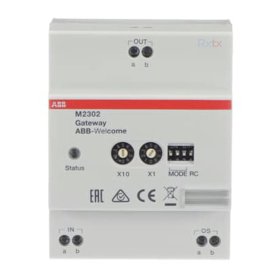 ABB Welcome M2302 Manual Del Usuario