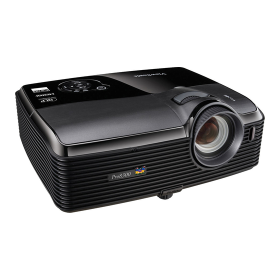 ViewSonic Pro8300 Guia Del Usuario
