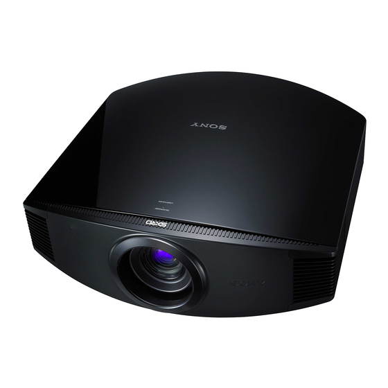 Sony VPL-VW90ES Manual De Instrucciones