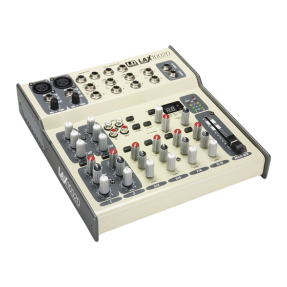 LD Systems LAX Serie Manual De Usuario