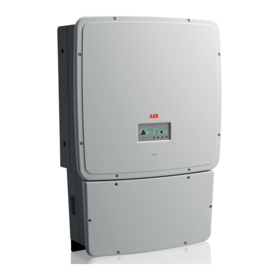 ABB TRIO-20.0-TL-OUTD Guía De Instalación Rápida