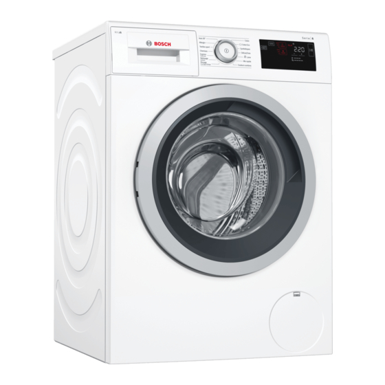 Bosch WAT Serie Instrucciones De Uso Y Montaje