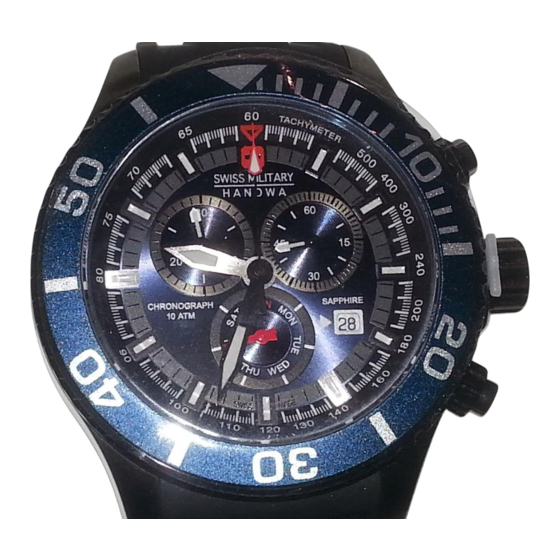 Swiss Military Hanowa ISA SWISS 8172/220 Instrucciones De Uso