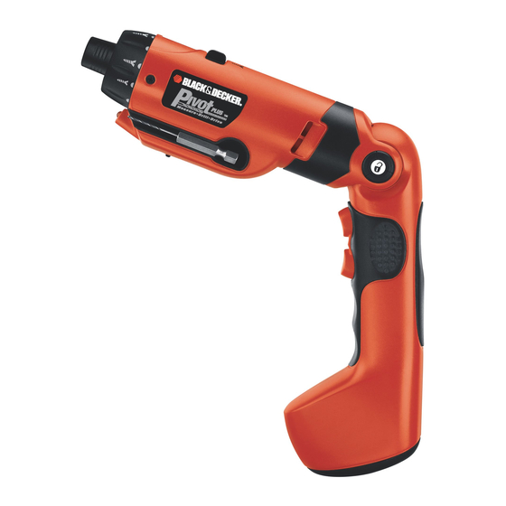 Black and Decker PD600 Manual De Instrucciones