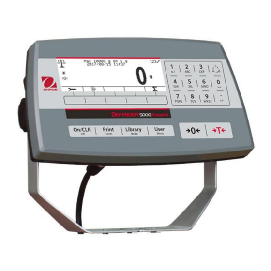 OHAUS TD52XW Manuales