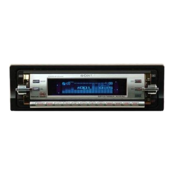 Sony CDX-RA750 Manual De Instrucciones