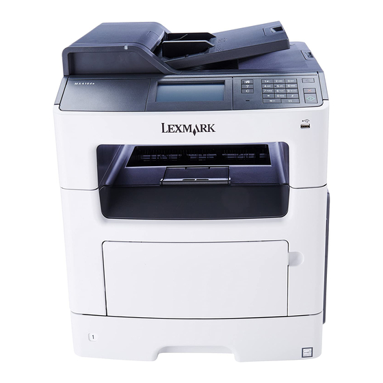 Lexmark MX410 Guía De Usario