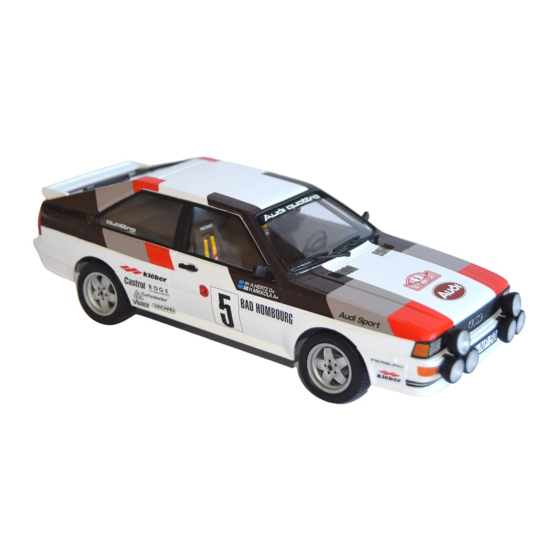 Italeri Audi Quattro Rally Manual De Instrucciones