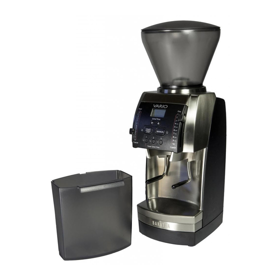 Baratza Vario Guia De Inicio Rapido