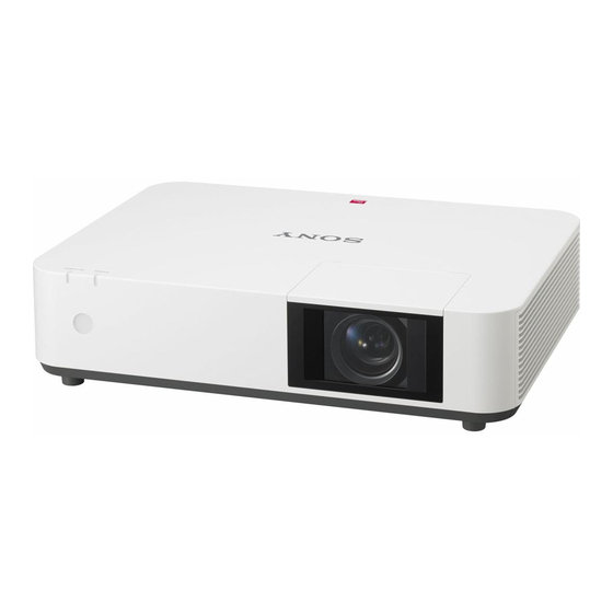 Sony VPL-PWZ10 Manual De Referencia Rápida