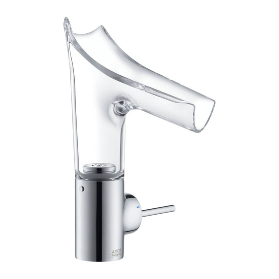 Hansgrohe AXOR Starck V 12112000 Instrucciones De Montaje