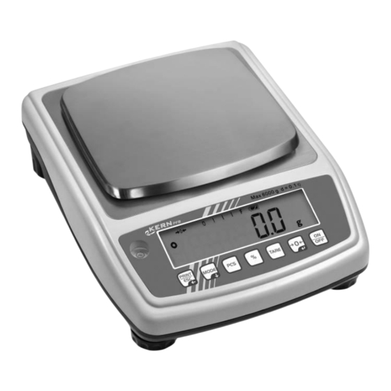 KERN PFB Serie Instrucciones De Servicio