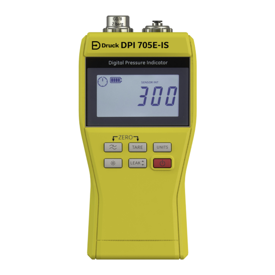 Druck DPI 705E Manual Del Usuario
