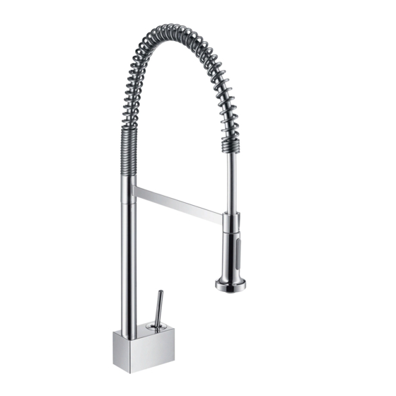 Hansgrohe AXOR Starck Semi-Pro 10820000 Instrucciones De Montaje