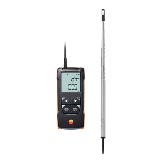testo 425 Manual De Instrucciones