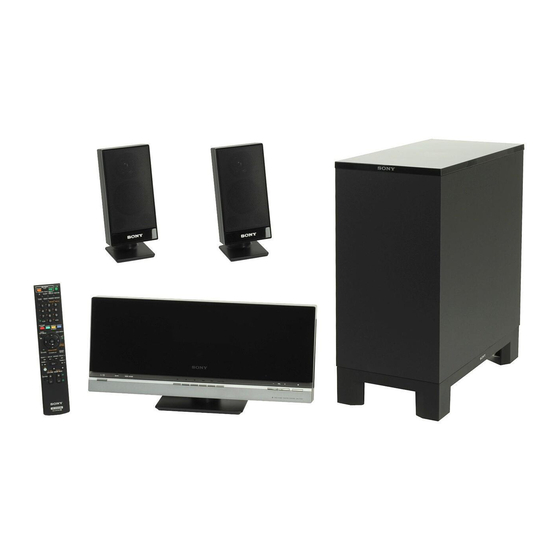Sony DAV-F200 Manual De Instrucciones