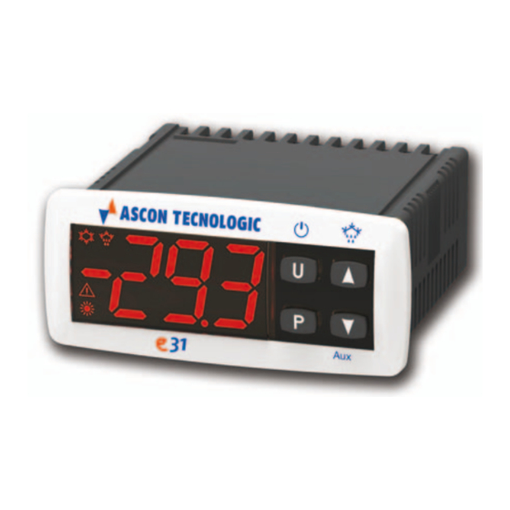 ASCON TECNOLOGIC e31 Manual De Instrucciones