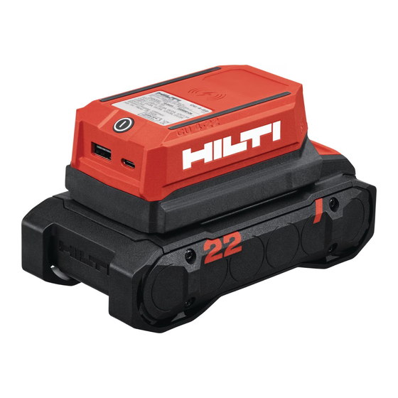 Hilti Nuron CU 4-22 Manual De Instrucciones