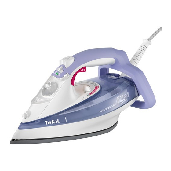 TEFAL AQUASPEED FV53 Serie Manual Del Usuario