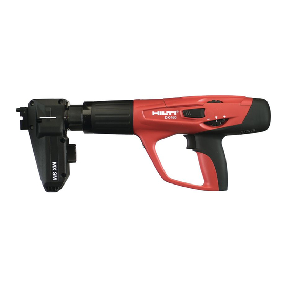 Hilti DX 460 SM Manuales