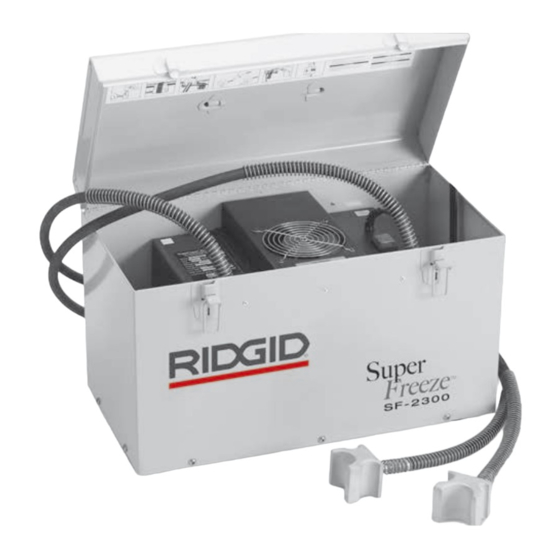 RIDGID SuperFreezer SF-2300 Manuales