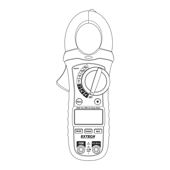 Extech Instruments MA430T Manual De Usuario