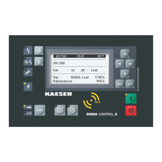KAESER KOMPRESSOREN SIGMA CONTROL 2 Manual De Servicio