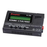 GRAUPNER ULTRAMAT 12 PLUS Instrucciones De Utilizacion