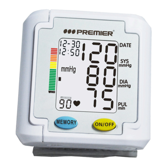 Premier BP-4716 Manuales