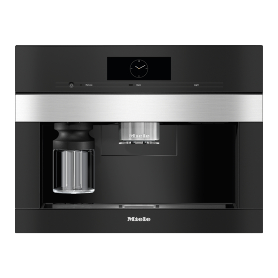 Miele CVA 7840 Instrucciones De Manejo Y Montaje