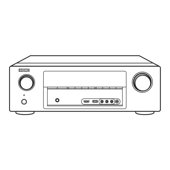 Denon AVR-2313CI Guia De Inicio Rapido