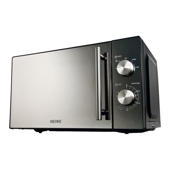 Koenic KMW 1221 B Manual De Instrucciones