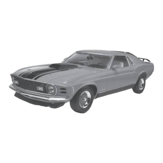 REVELL 70 FORD MUSTANG MACH 1 2'N1 Manuales