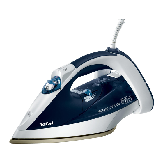 TEFAL AQUASPEED AutoClean Manuales