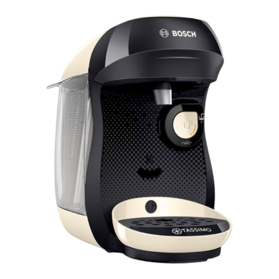 Bosch Tassimo happy TAS100 Serie Instrucciones De Uso