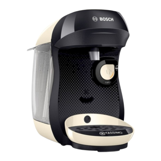 Bosch Tassimo happy TAS100 Serie Instrucciones De Uso