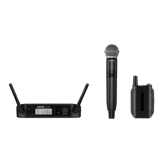 Shure GLX-D Guia Del Usuario