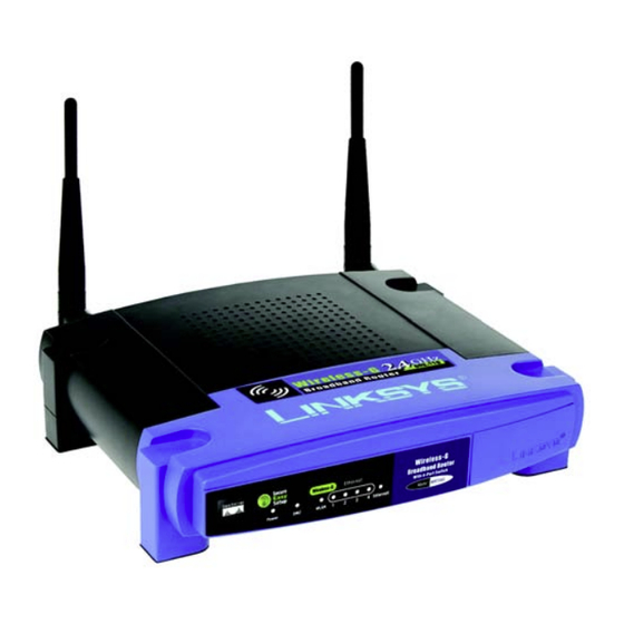 Linksys WRT54G Guia De Inicio Rapido